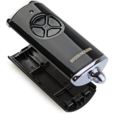 Hörmann Handsender Cover HSE4BS Hochglanz Schwarz Chrom 4510782 Leer Gehäuse