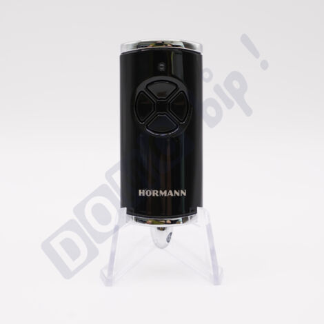 Hörmann HSE 4 BS Noir Brillant - Télécommande 4 canaux pour motorisation BiSecur - Référence : 4511561 - Fréquence : 868 MHz