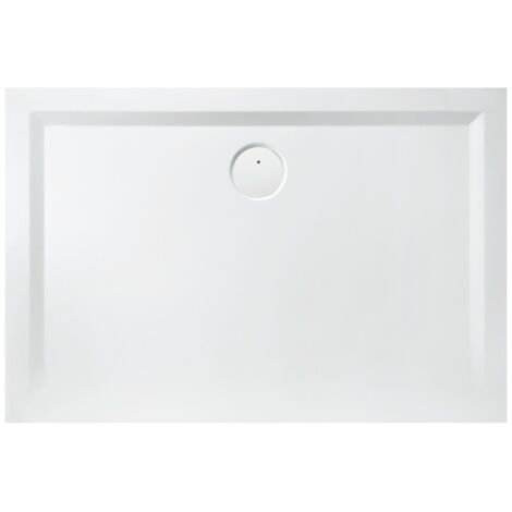 Hoesch Mineralguss-Duschwanne Muna 120x90x3cm, weiß, Solique