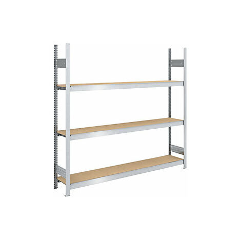 hofe  Scaffale a innesto con ripiani lunghi in pannelli di