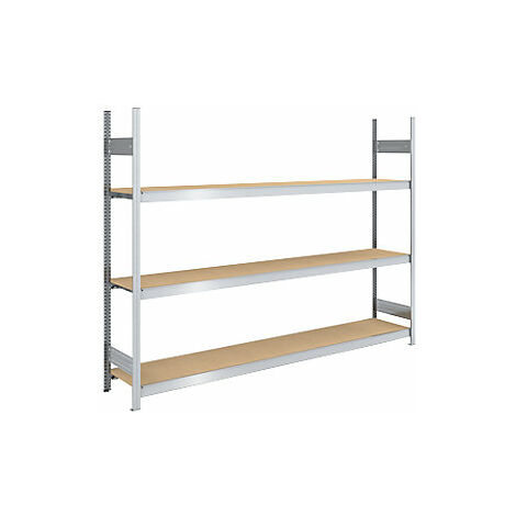 hofe  Scaffale a innesto con ripiani lunghi in pannelli di