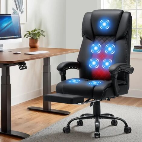Bürostuhl in tollem Design Stahl + Kunstleder Grau