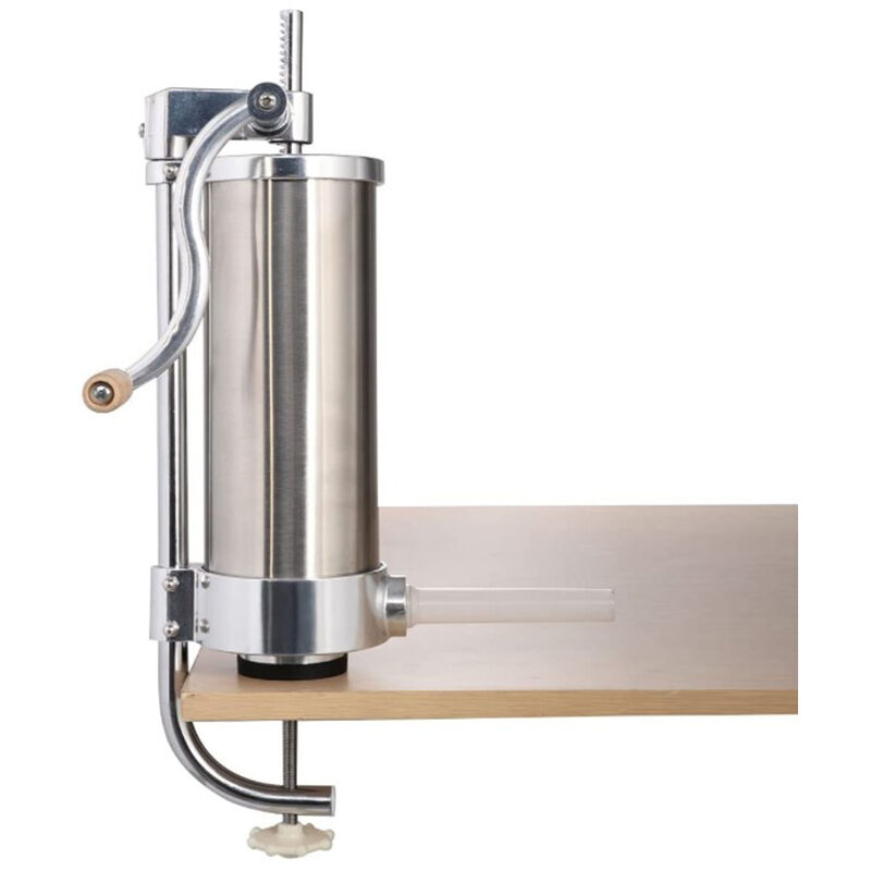 Hofuton 3L Poussoir à Saucisse Machine à Saucisses Viande Hachée 4xTubes (Ø 17/21/25/29 mm) en Acier Inoxydable