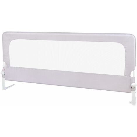 Hofuton Barrière de Sécurité de Lit Rail de Lit Anti-Chute pour Tout-Petits, Bébés et Enfants 200 cm Gris