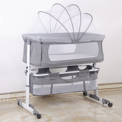 Berceau électrique, lit bébé, transat bébé, lit bébé, couchette de Chevet  pour bébé, Lits de Chevet réglables, Berceau de Voyage pour bébé, Berceau  Portable, Meilleur lit bébé pour Nouveau-né Unisex : 