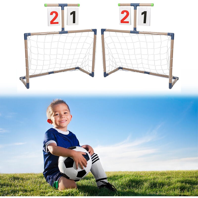 Wyctin - Hofuton Cage de Foot - Set 1 Mini Cage de Foot Enfants - Ballon Mini Ball Inclus