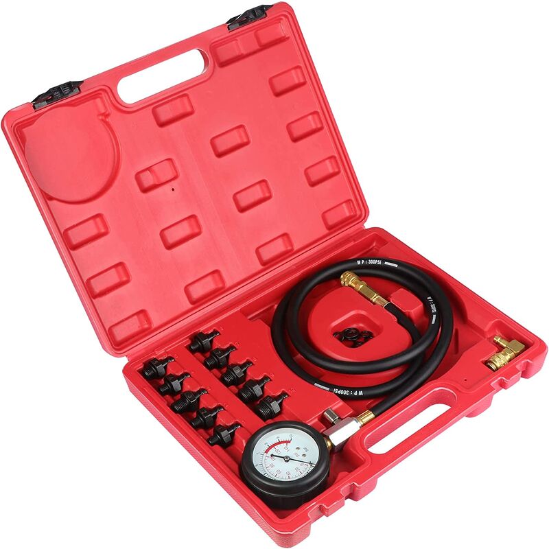 Wyctin - Hofuton Coffret kit outil testeur moteur et pression d'huile manomètre hydraulique
