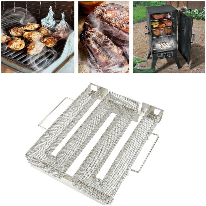 Wyctin - Hofuton Génerateur de Fumée Froide Carré pour Fumoir Boîte De Fumoir de Granule Fumage Viande Poisson Grille Barbecue