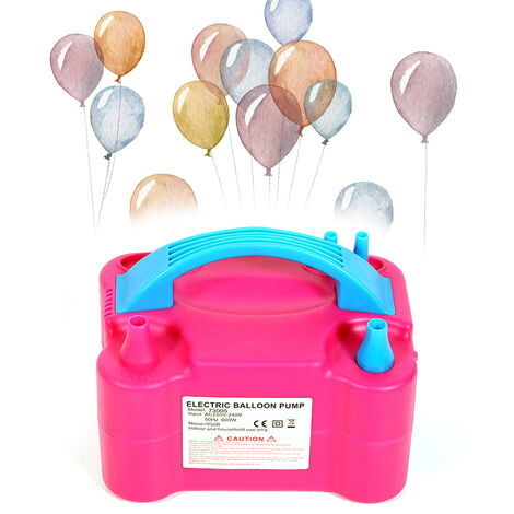 LTS FAFA Pompe à Ballon Gonfleur à Ballon électrique Portable Pompe à air pour  Ballons de baudruche pour Fête, Mariage et Anniversaire Rose