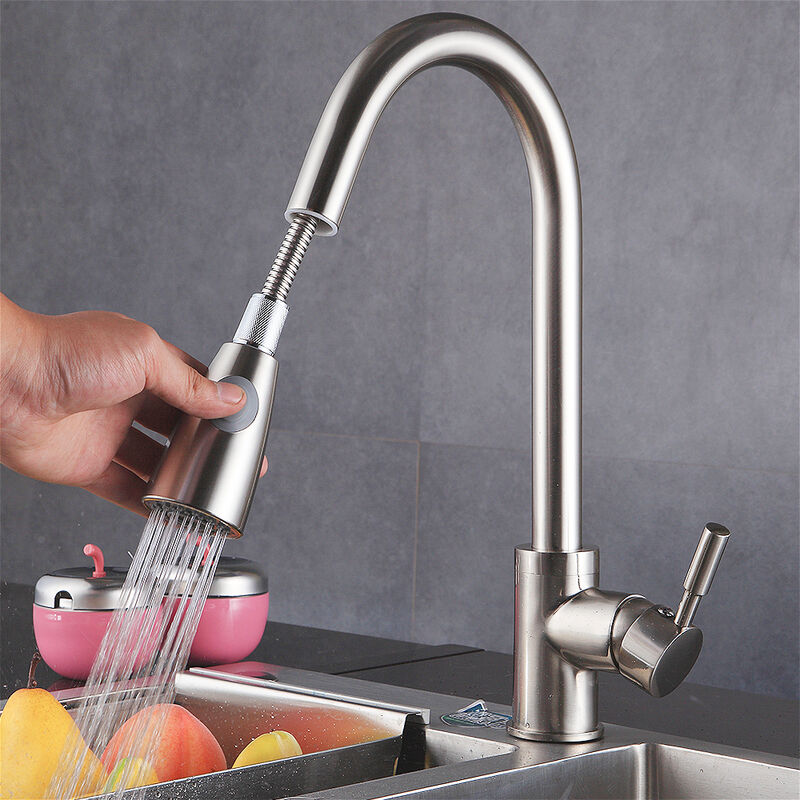 Wyctin - Hofuton Robinet de Cuisine Douchette, Mitigeur Évier Cuisine Extractible Rotatif à 360° , Mélangeur Cuisine Chaud et Froid avec 2 Modes