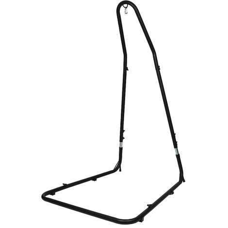 Hofuton Support de Hamac Hauteur Réglable pour Les hamacs Balançoires et Chaises Suspendues Noir