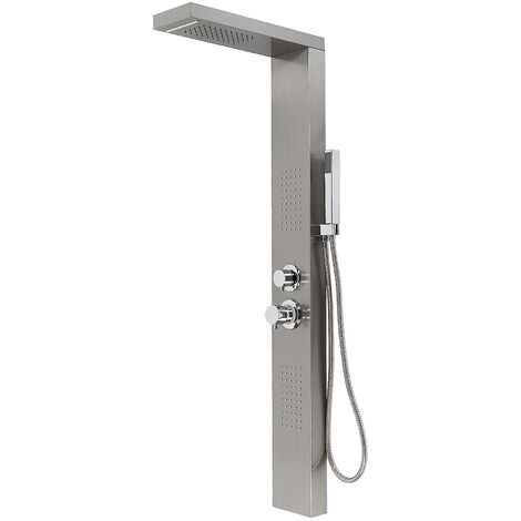 Hofuton Système de panneau de douche 1547130cm couleur inox