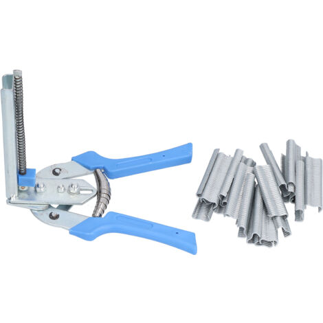 Hog Ring Pliers Kit Semi Automatic Convenient M Nail Pliers for Chicken Cage Pigeon Cage Rabbit Cage Fox Cage