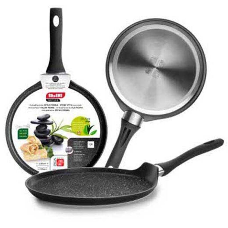 Ibili Natura Crêpespfanne 25 Cm Silber Antihaftbeschichtung