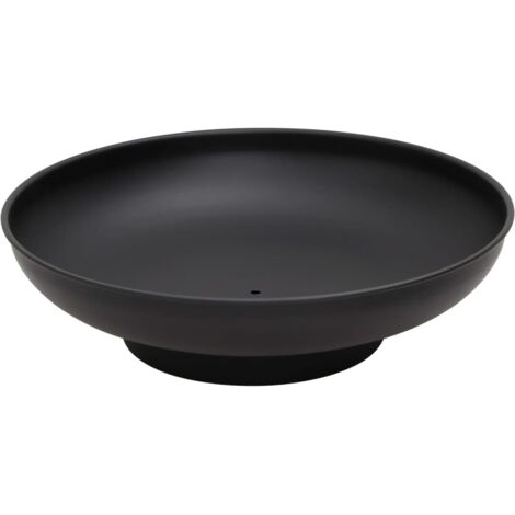 Hogar de chimenea 59 cm acero negro 020006019