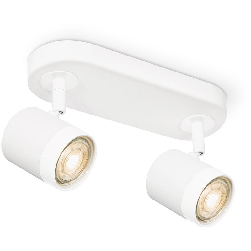 

Hogar, dulce hogar del punto del LED Manu blanca 24cm 2x5,8W - Blanc sable