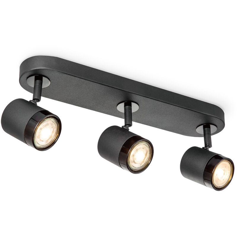 

Hogar, dulce hogar del punto del LED Manu Negro 3x5,8W - Noir sable