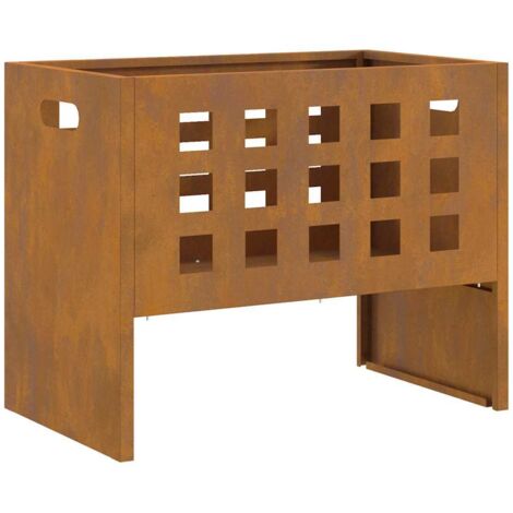 Hoguera Marrón 50 x 30 x 40 cm Acero vidaXL