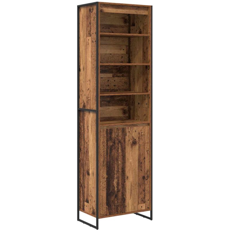Hohe Schränke 2 Pcs Altholz 60 X 36 X 200 Cm Holzwerkstoff Vidaxl