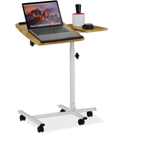 Hohenverstellbarer laptoptisch mit rollen 88310