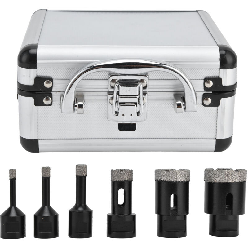 Image of Hohlbohrer, M14 Diamant-Lochsäge mit Aufbewahrungsbox für Glas und Marmor, für Winkelschleifer