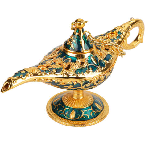 Hohle Aladdin-Lampe, geschnitztes Metall – Zaubertopf, dekorative Beleuchtung (2)