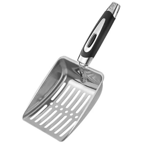 Hohle Ascheschaufel für Kamine, hitzebeständiges Metallsieb, effizientes Reinigungswerkzeug zur Kohlenabtrennung, Holzöfen 25,5 x 10,8 cm