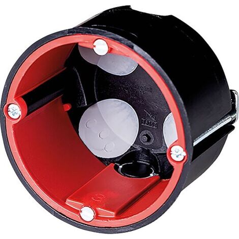 Hohlwand-Brandschutzdose Ø 65 mm, für Rohreinführung - Tiefe 50 mm