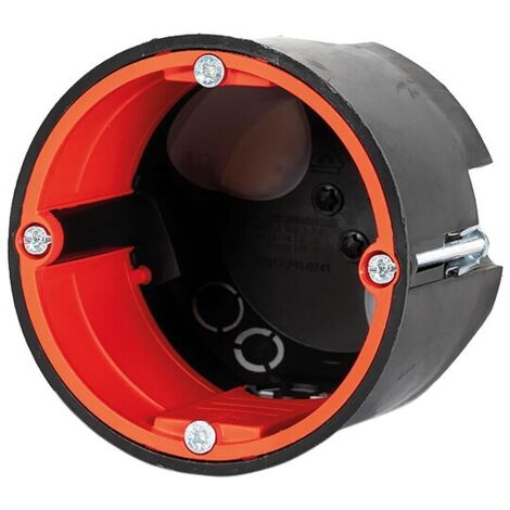 Hohlwand-Gerätedose BS3700TC, für Holzbau Ø 68 mm, m. Leitungs- u. Rohreinführung - Tiefe 62 mm