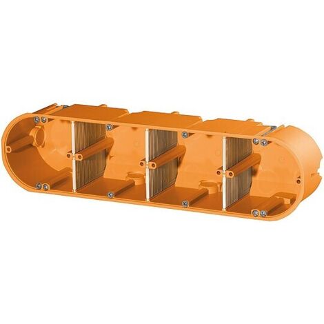 Hohlwand-Gerätedose massiv, 4-fach, Ø 68 mm - Tiefe 60 mm