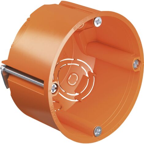 Hohlwanddose, Tiefe 46 mm, ø 68 mm, orange