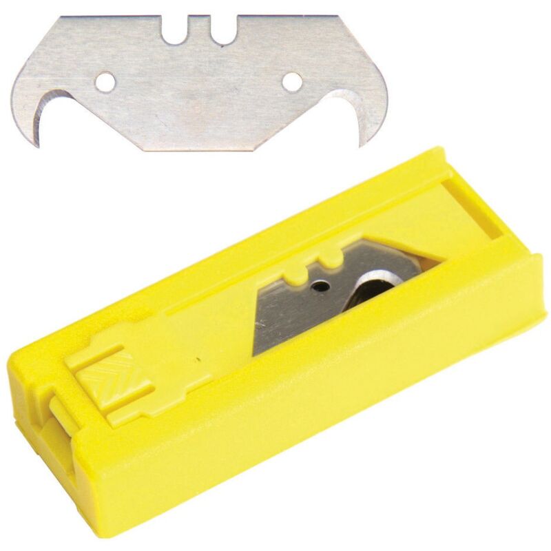 

Hoja cuchillo gancho 55x0,6 mm. (dispensador 10 piezas) - Maurer