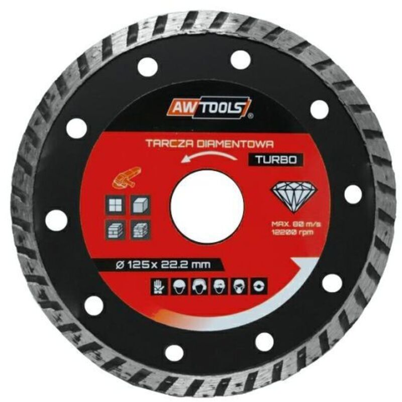 Hoja de diamante AWTOOLS 300x32-25,4-22,2 TURBO