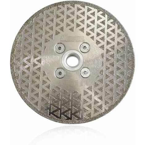 Hoja de diamante MINKUROW, hoja de sierra galvanizada de 125mm para cortar y moler piedra, granito, baldosas de mármol