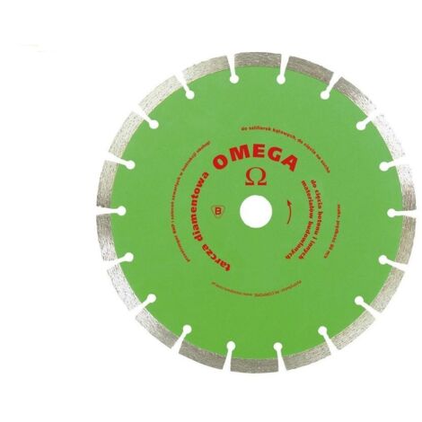 HOJA DE DIAMANTE SEGMENTADA OMEGA 230MM - TD-230 OMEGA