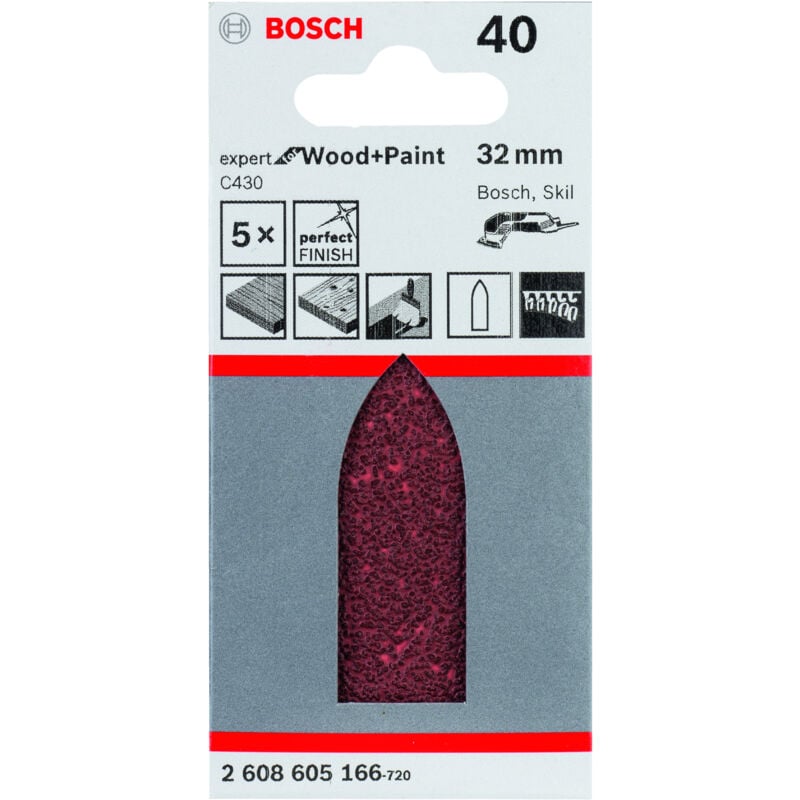

2608605166 Delta Expert Wood: 32mm G40 x5 - Bosch