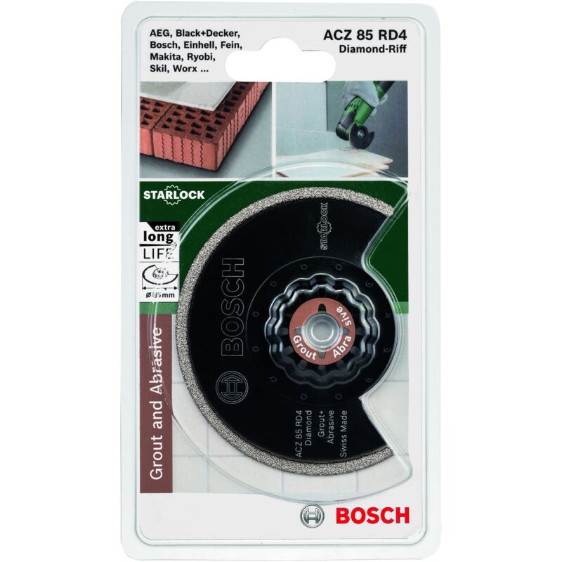 

2609256972 Sierra segmentada Starlock Diamant RIFF ACZ 85 RD4 85 mm - Bosch