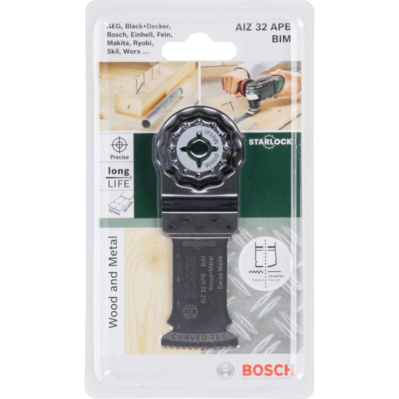 

BOSCH 2609256945 Sierra inmersión Starlock BIM AIZ 32 APB Wood&Metal 50 x 32