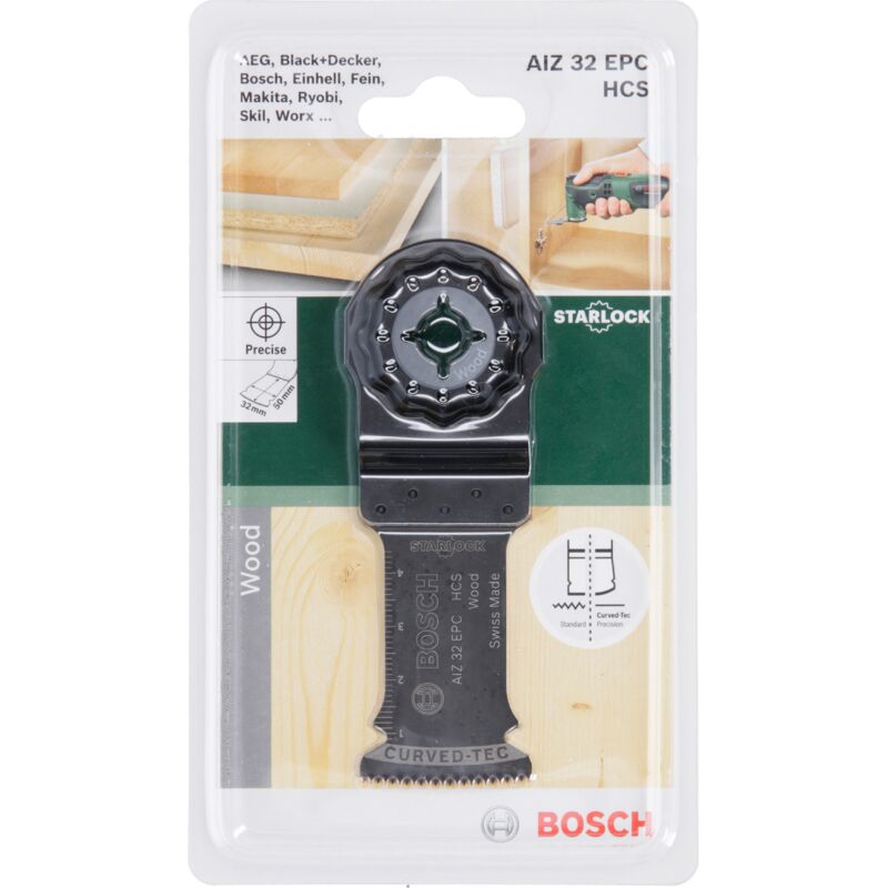 

BOSCH 2609256947 Sierra inmersión Starlock HCS AIZ 32 EPC Wood 50 x 32 mm