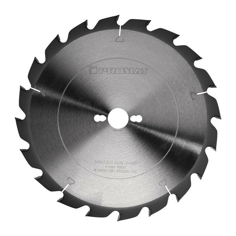 

Hoja de sierra circular de precisión AD 450mm Z.32 FF taladro 30mm corte W.4.0mm HM PROMAT