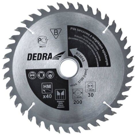 Hoja de sierra circular dedra h15048c 150 mm 48 dientes