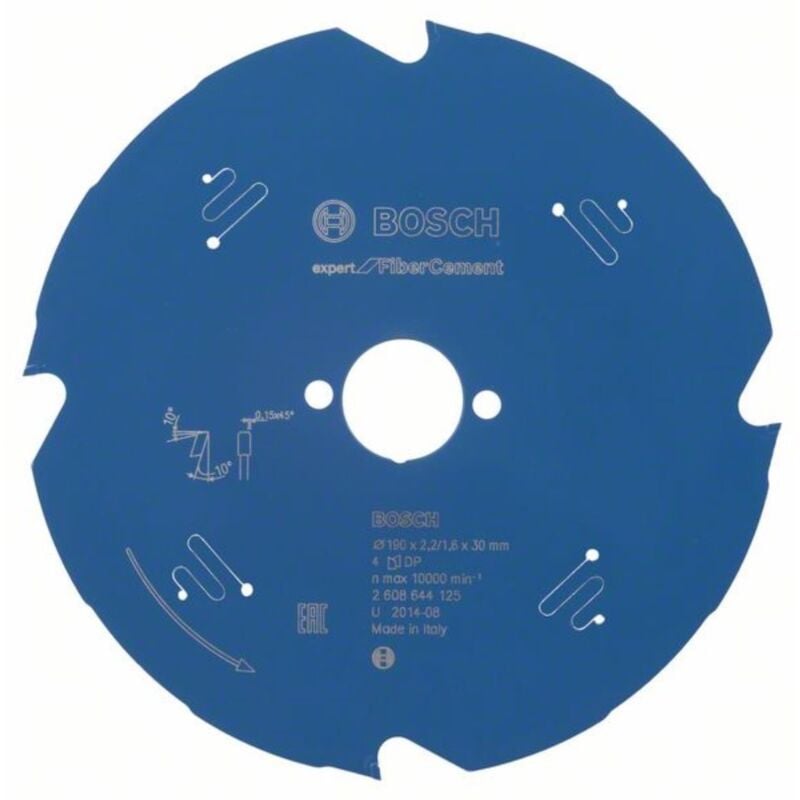 

Bosch Hoja de sierra circular Expert for Fiber Cement. 190 x 30 x 2.2 mm 4