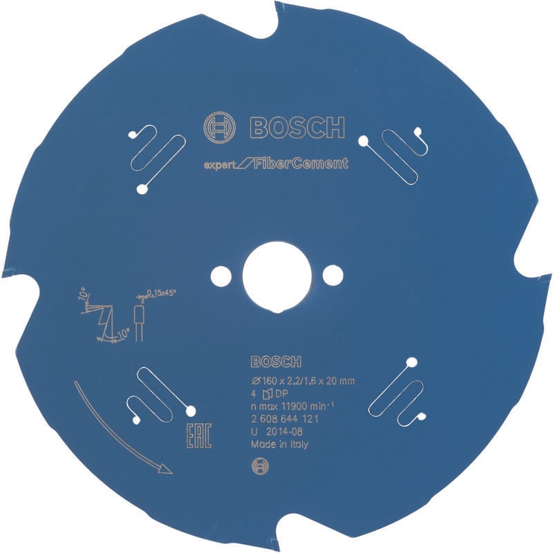 

BOSCH 2608644121 Hoja De Sierra Circular Expert FiberCement H 160x20-4