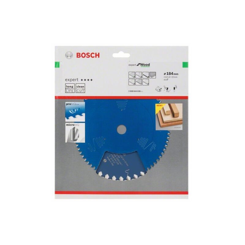 

Hoja De Sierra Circular Ex Wo H 184X20-40 - Bosch