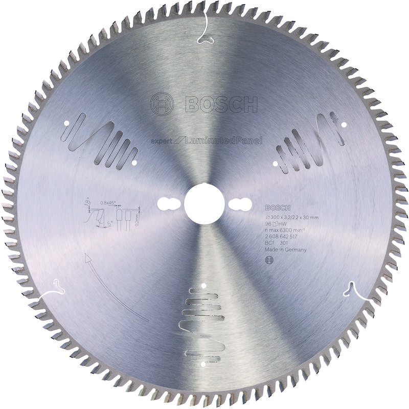 

BOSCH 2608642517 circular Expert laminate: 300x30-96 TCG,12