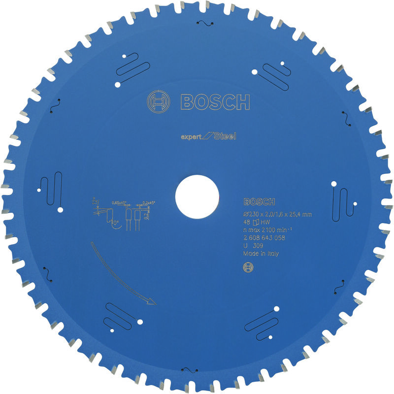 

BOSCH 2608643058 Hoja De Sierra circular EX SL H 230x25,4-48