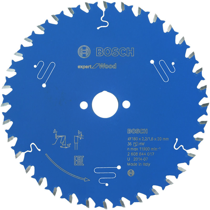 

BOSCH 2608644017 Hoja De Sierra Circular Expert for Wood H 160x20-36