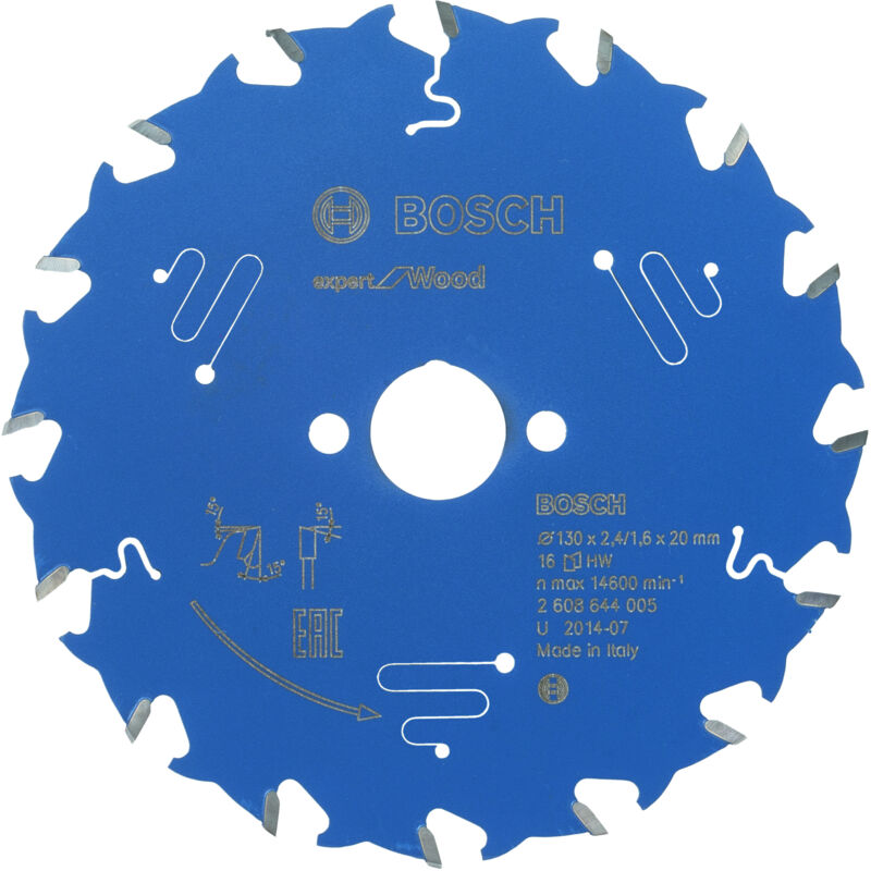 Hoja de sierra circular.Expert w 130x2,4x20mm Z16 w Bosch