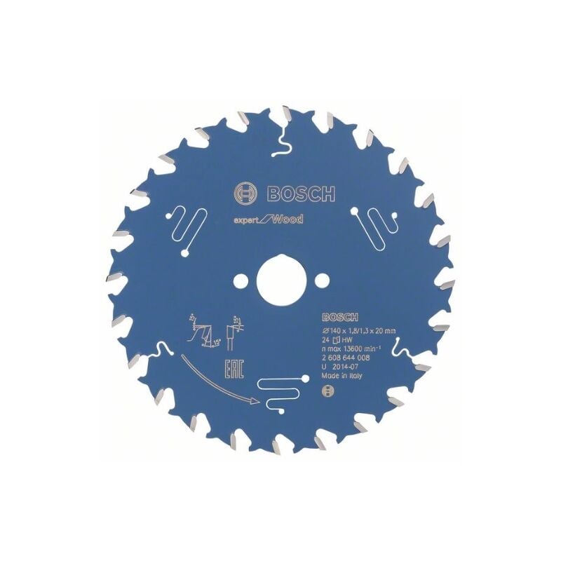 Bosch - Professional 2608644008 - Disco de sierra circular csb Expert madera: 140x20x24D