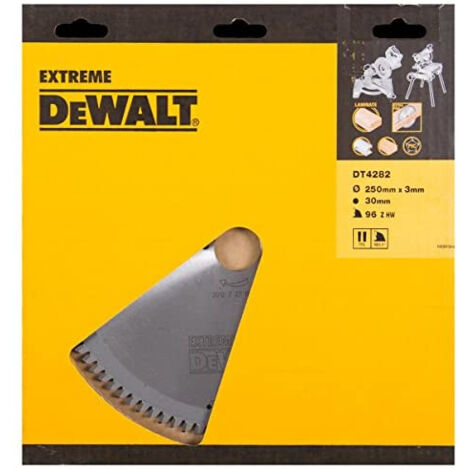 Hoja de sierra circular, marca DeWALT, modelo DT4282-QZ, uso en corte de madera y materiales duros, 1 pieza, alta durabilidad, corte rápido y preciso, fácil instalación